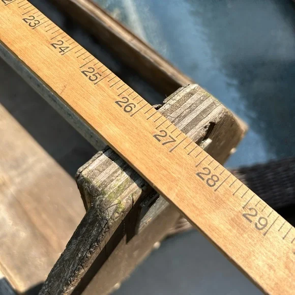 Antique OAK Wood Tool Caddy
